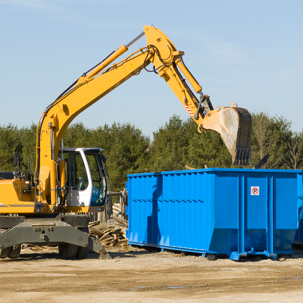 are there any restrictions on where a residential dumpster can be placed in Lebanon TN